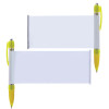 Transparent Yellow Strasbourg Banner Pens